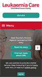 Mobile Screenshot of leukaemiacare.org.uk